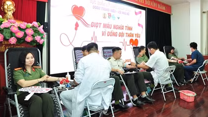 Giọt máu nghĩa tình vì đồng đội thân yêu
