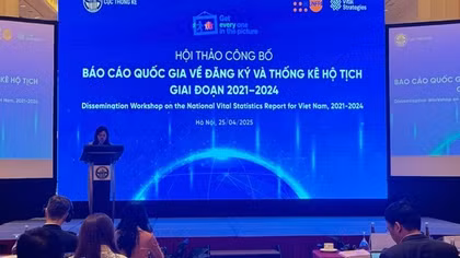 Công bố Báo cáo quốc gia về đăng ký và thống kê hộ tịch