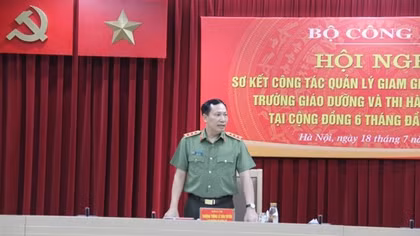 Sơ kết công tác giam giữ, cơ sở giáo dục, trường giáo dưỡng và thi hành án hình sự tại cộng đồng