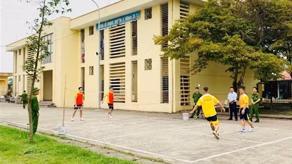 Bắc Ninh tổ chức nhiều hoạt động thể thao giúp học viên cai nghiện ổn định tâm lý