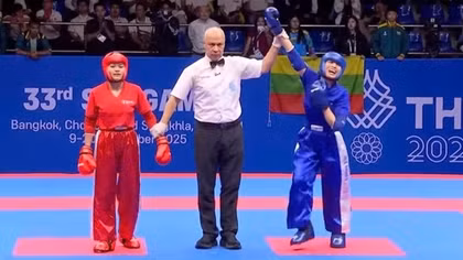 Vượt chấn thương, Hoàng Thị Thuỳ Giang đem vàng về cho Kickboxing Việt Nam