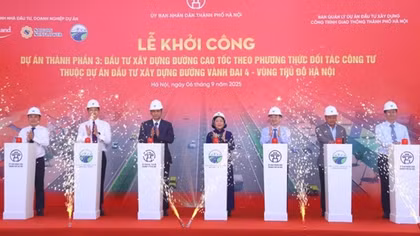 Hà Nội khởi công cao tốc Vành đai 4 hơn 56.000 tỷ đồng
