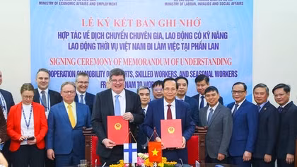 Mở cơ hội cho lao động Việt Nam sang Phần Lan làm việc
