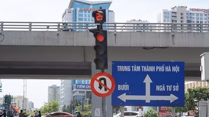 Hà Nội lắp đặt thêm 66 đèn tín hiệu giao thông
