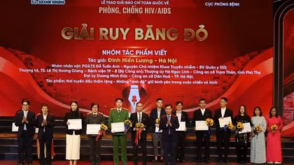 Trao Giải báo chí toàn quốc về phòng chống HIV/AIDS