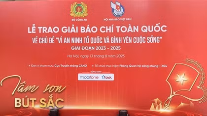 Tối nay vinh danh các tác phẩm đoạt Giải báo chí toàn quốc “Vì An ninh Tổ quốc và bình yên cuộc sống”