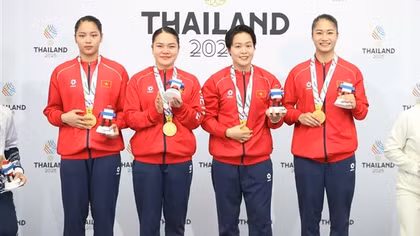 Thể thao Việt Nam nhận "cơn mưa vàng"  tại SEA Games 33