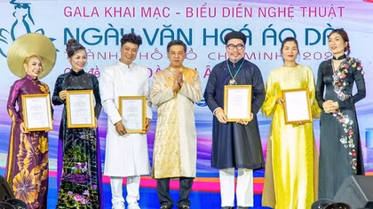 Đêm Gala “Áo dài tri ân” lan tỏa vẻ đẹp văn hóa Việt Nam