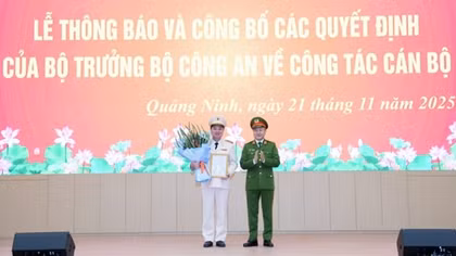 Thiếu tướng Nguyễn Tiến Trung giữ chức Giám đốc Công an tỉnh Quảng Ninh
