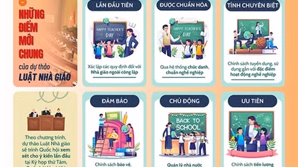 Bổ sung quy định bảo vệ nhà giáo trong Luật Nhà giáo