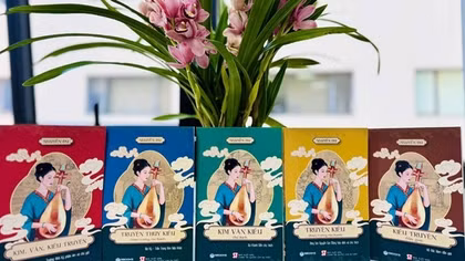 Tái bản 5 ấn bản Truyện Kiều thành bộ ấn phẩm đặc biệt