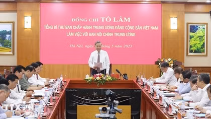 Công tác nội chính phải hướng mục tiêu giữ vững ổn định để phát triển đất nước