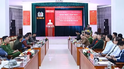 Gặp mặt các tác giả, nhạc sĩ tham gia sáng tác ca khúc chào mừng 80 năm truyền thống lực lượng Tham mưu CAND