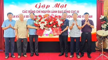 Gặp mặt thân tình các đồng chí nguyên lãnh đạo Tổng cục chính trị CAND