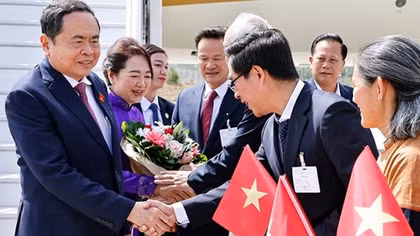Chủ tịch Quốc hội bắt đầu dự Hội nghị các Chủ tịch Quốc hội thế giới lần thứ 6