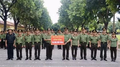 Công an Hà Nội thăm, động viên khối Cựu CAND Việt Nam tham gia Đại lễ A80