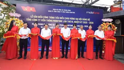 MobiFone khánh thành công trình tiêu biểu chào mừng Đại hội Đảng bộ, sẵn sàng cho kỷ nguyên số