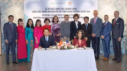 Amway hợp tác chiến lược cùng Viện Dinh dưỡng Quốc gia nâng cao sức khỏe cộng đồng