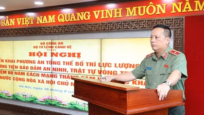 Bộ Tư lệnh Cảnh vệ triển khai phương án bảo đảm ANTT Lễ kỷ niệm A80