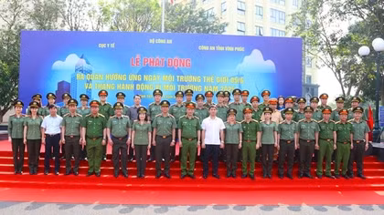 Bộ Công an phát động tháng hành động vì môi trường năm 2025