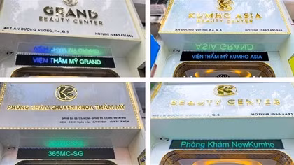 Nhiều cơ sở thẩm mỹ liên tục “thay hình đổi dạng” và liên tiếp bị xử phạt