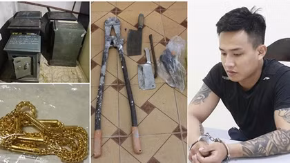 Đối tượng 7 tiền án, tiền sự tiếp tục phá nhiều két sắt trộm tiền, vàng