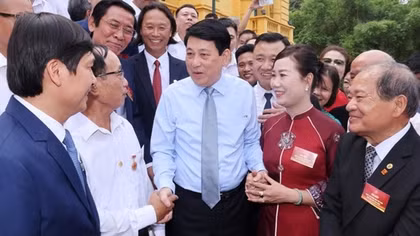 Chủ tịch nước gặp mặt các nghệ nhân làng nghề tiêu biểu toàn quốc