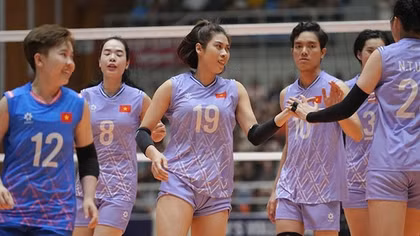 Đội tuyển bóng chuyền nữ Việt Nam hướng đến chiến thắng thứ 3