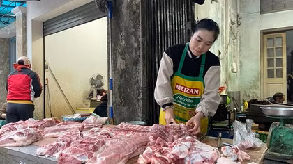 Giá lợn hơi miền Bắc tăng cao nhất ở mức 69.000 đồng/kg