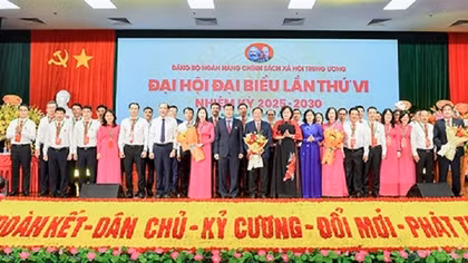 Đại hội đại biểu Đảng bộ NHCSXH TW lần thứ VI thành công tốt đẹp