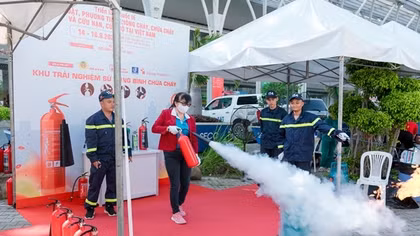 Người dân sẽ được trải nghiệm, thực hành kỹ năng PCCC tại Triển lãm quốc tế năm 2025
