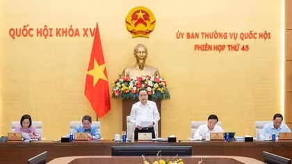 Khai mạc Phiên họp thứ 45 của Uỷ ban Thường vụ Quốc hội