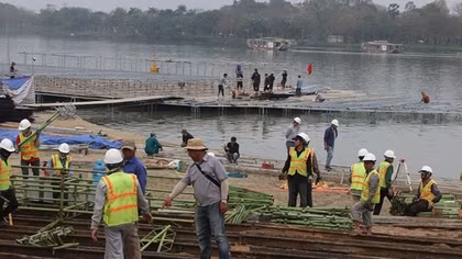 Gấp rút chuẩn bị cho chương trình nghệ thuật đêm khai mạc Năm Du lịch quốc gia - Huế 2025