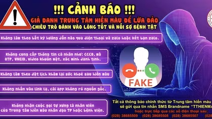 Đề nghị công an vào cuộc vụ lộ thông tin cá nhân khiến người hiến máu mất sạch tiền