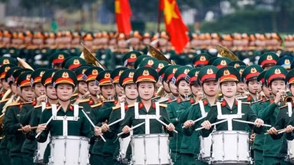 Hợp luyện lần I diễu binh, diễu hành kỷ niệm 80 năm Quốc khánh