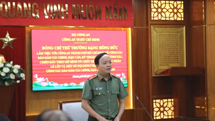 Công an TP Hồ Chí Minh nhanh chóng ổn định tổ chức, hoạt động hiệu năng, hiệu lực, hiệu quả