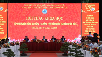 Đà Nẵng 95 năm chặng đường "Tiếp nối truyền thống hào hùng - vươn mình bước vào kỷ nguyên mới"