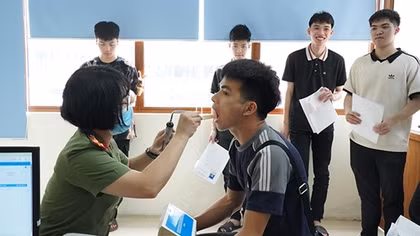 Công an tỉnh Hà Giang tổ chức khám sức khỏe tuyển sinh CAND năm 2025
