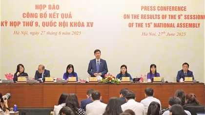 Kỳ họp thứ 9 Quốc hội xem xét, quyết định nhiều nội dung hệ trọng, có ý nghĩa lịch sử
