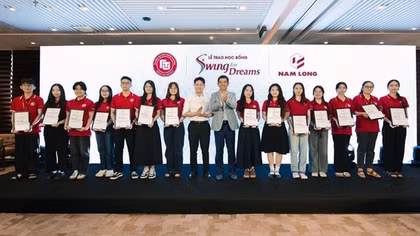 Nam Long trao 84 suất học bổng, tổng giá trị 840 triệu đồng cho sinh viên