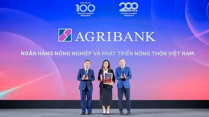 Agribank lọt Top 20 doanh nghiệp nộp ngân sách lớn nhất Việt Nam 2025