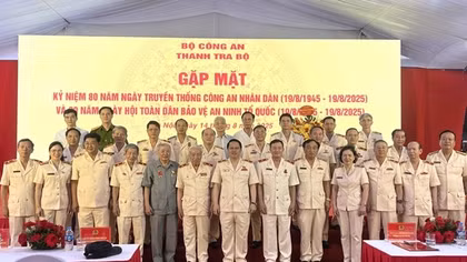 Gặp mặt các thế hệ cán bộ Thanh tra Bộ Công an