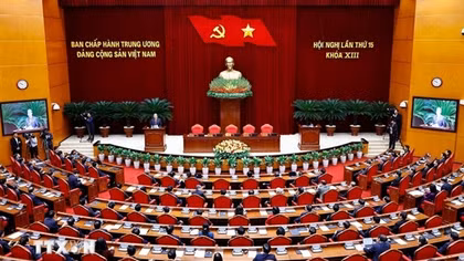 Thông báo Hội nghị lần thứ 15 Ban Chấp hành Trung ương Đảng khóa XIII