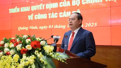 Điều động Bí thư Tỉnh uỷ Cao Bằng Quản Minh Cường làm Bí thư Tỉnh uỷ Quảng Ninh