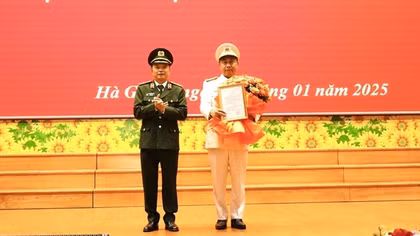 Công bố quyết định bổ nhiệm Giám đốc Công an tỉnh Hà Giang