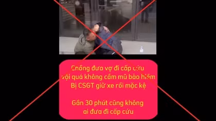 Thông tin CSGT giữ xe người vi phạm, không cho đưa người đi cấp cứu là không chính xác