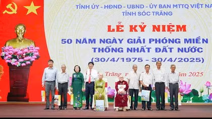 Sóc Trăng kỷ niệm 50 năm Ngày Giải phóng miền Nam, thống nhất đất nước