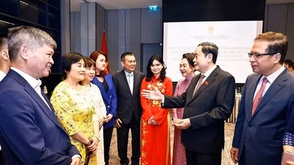 Cộng đồng người Việt Nam tại Uzbekistan luôn hướng về quê hương, đất nước