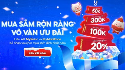 MyPoint đổ bộ voucher cuối năm: Mua sắm rộn ràng - vô vàn ưu đãi