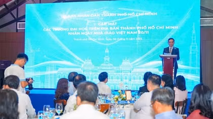 Nhiều kiến nghị thiết thực của các cơ sở giáo dục đại học ở TP Hồ Chí Minh sau buổi gặp mặt ngày 20/11